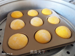 南瓜莲蓉包（一次发酵）的做法步骤：6