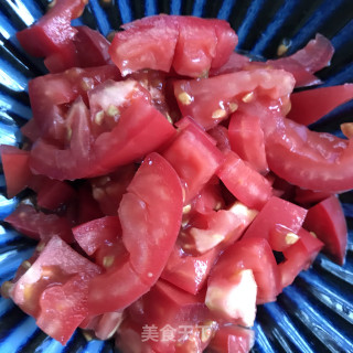 番茄炒黑豆腐的做法步骤：3