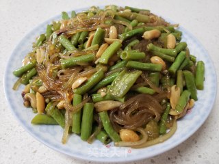 豇豆炒粉条的做法步骤：6