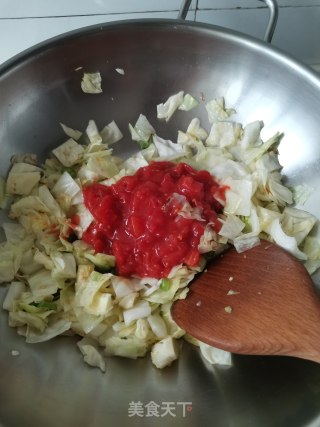 酸辣卷心菜的做法步骤：5