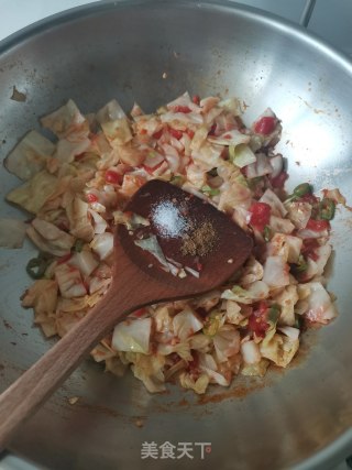酸辣卷心菜的做法步骤：6