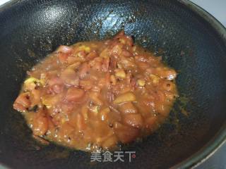 番茄牛肉包菜面的做法步骤：4