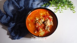 番茄炖牛腩的做法步骤：7