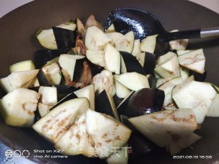五花肉烧茄子的做法步骤：4