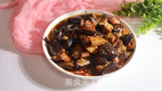 五花肉烧茄子的做法步骤：7