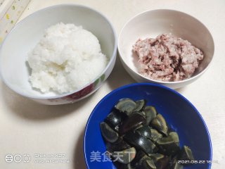 皮蛋瘦肉粥的做法步骤：1