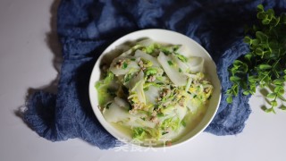 肉末韭菜炒白菜的做法步骤：6