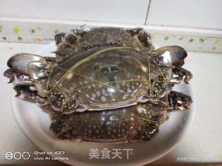 清蒸梭子蟹的做法步骤：1