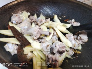 嫩姜红烧鸭肉的做法步骤：4