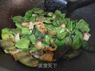 肉片炒扁豆的做法步骤：6