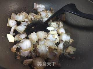 肉片炒包包菜的做法步骤：3