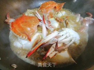 鲜香味美～清炒梭子蟹的做法步骤：7