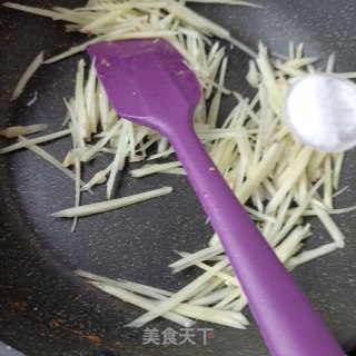 子姜炒肉丝的做法步骤：16
