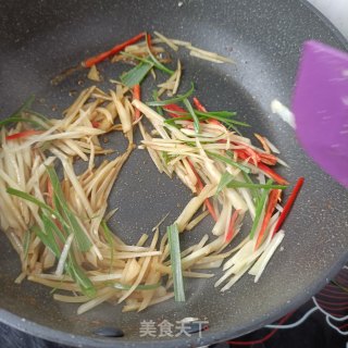 子姜炒肉丝的做法步骤：18
