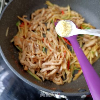子姜炒肉丝的做法步骤：20