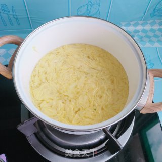 香葱、紫菜蛋花汤的做法步骤：7
