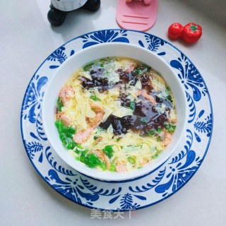香葱、紫菜蛋花汤的做法步骤：10