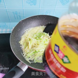 家常土豆丝的做法步骤：10