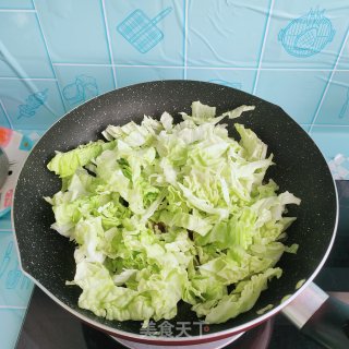猪肉白菜拌面的做法步骤：8