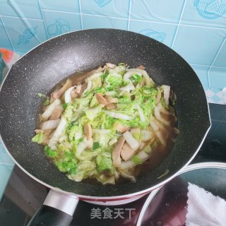 猪肉白菜拌面的做法步骤：11