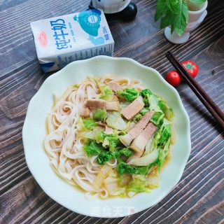 猪肉白菜拌面的做法步骤：13