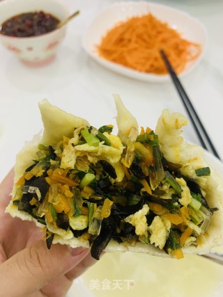韭菜素包子的做法步骤：6