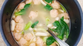 菌菇虾滑汤的做法步骤：11