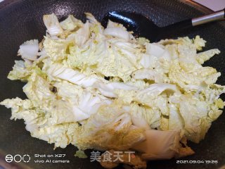 豆豉炒嫩白菜的做法步骤：3