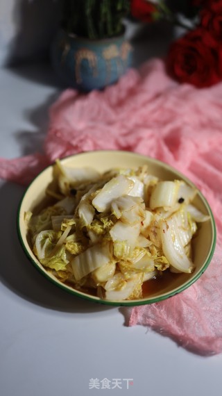 豆豉炒嫩白菜的做法步骤：6