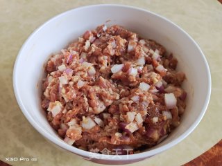猪肉汉堡包（一次发酵）的做法步骤：5