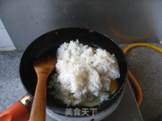 火腿蛋炒饭的做法步骤：8