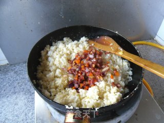 火腿蛋炒饭的做法步骤：11