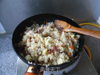 火腿蛋炒饭的做法步骤：12