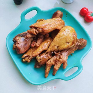 鸡翅、鸡爪卤鸡腿的做法步骤：14