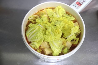 娃娃菜炖豆腐的做法步骤：8