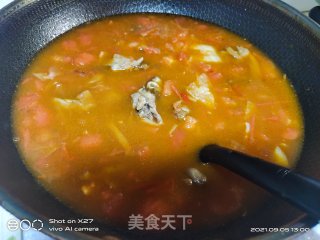 鸡肉白菜西红柿面的做法步骤：4
