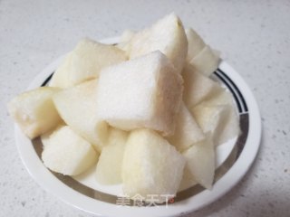 雪梨百合汁的做法步骤：2