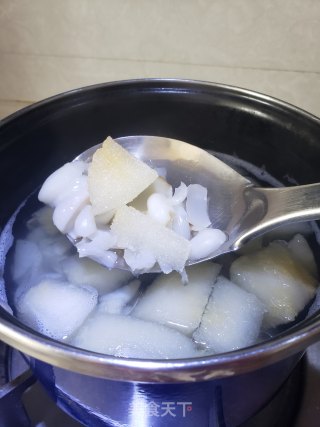 雪梨百合汁的做法步骤：8