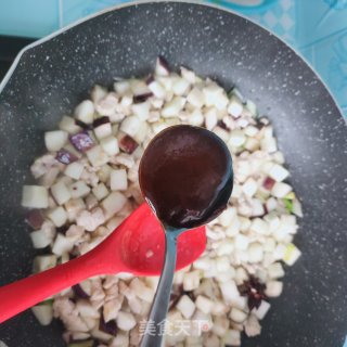 茄子打卤面的做法步骤：11