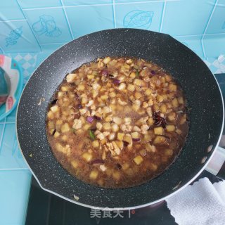茄子打卤面的做法步骤：15