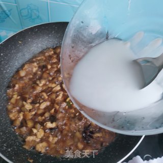 茄子打卤面的做法步骤：16
