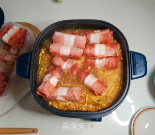 酸菜肥牛粉丝煲的做法步骤：8