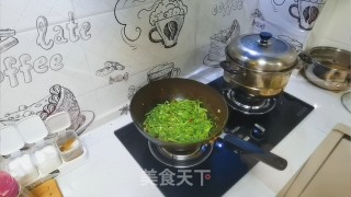 青椒扁豆丝的做法步骤：4