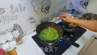 青椒扁豆丝的做法步骤：5