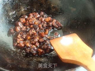 香菇肉丁酱拌面的做法步骤：9