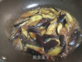 鲜香软糯香甜又下饭的照烧肉末茄子的做法步骤：6