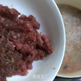 牛肉皮蛋粥的做法步骤：8