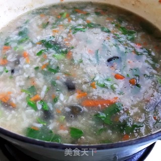 牛肉皮蛋粥的做法步骤：10