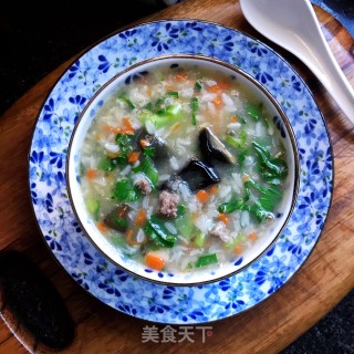 牛肉皮蛋粥的做法步骤：13