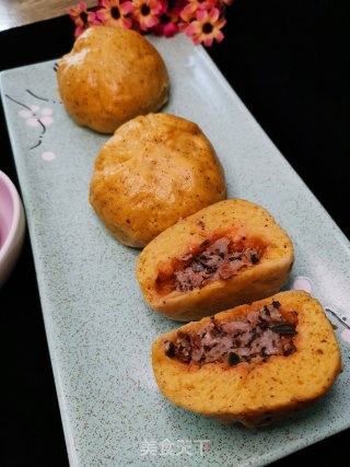 火龙果肉包的做法步骤：12